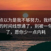 我差点以为是我不够努力，我终于把社保的时间线想通了，别被一句话骗了，愿你少一点内耗