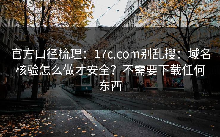 官方口径梳理：17c.com别乱搜：域名核验怎么做才安全？不需要下载任何东西